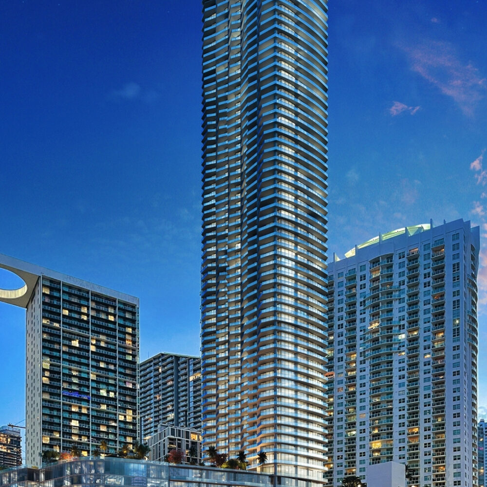 View of Baccarat Miami Residences | Luxury Condos Downtown Miami